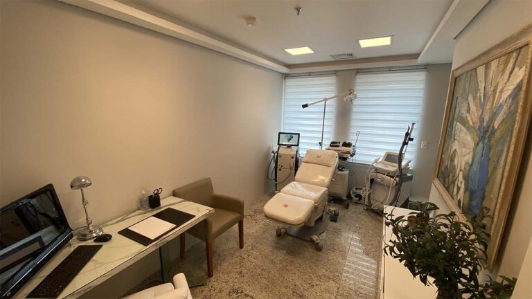 sala de procedimentos - dermatologia